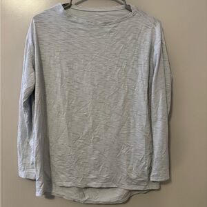 Light Gray Long Sleeve Top